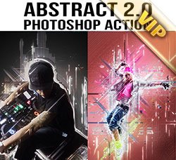 PS动作：ABSTRACT 2 Photoshop Action